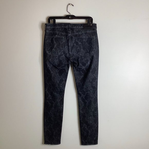 R13 gray black distressed jeans 5 pockets size 29 - Picture 3 of 6